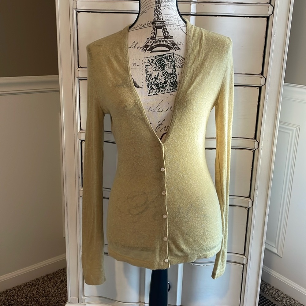Banana Republic long sleeve sheer cardigan